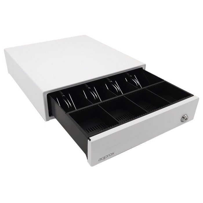 Approx appCASH33WH Cajón Portamonedas Blanco